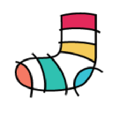 Logo Stripy Sock