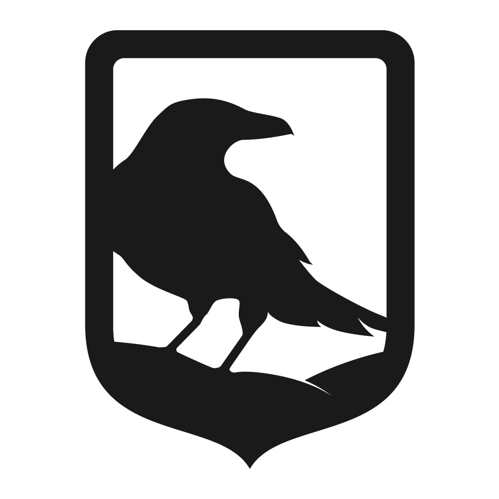 Logo Raven Black